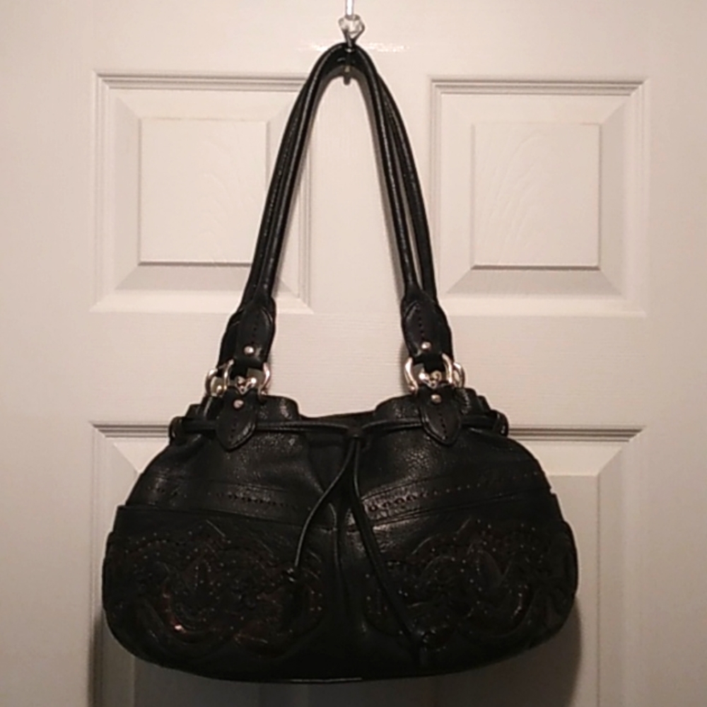 Black Brighton Bag, Sz Large